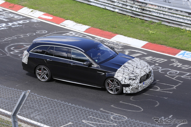 メルセデスAMG E63 ステーションワゴン 改良新型（スクープ写真）