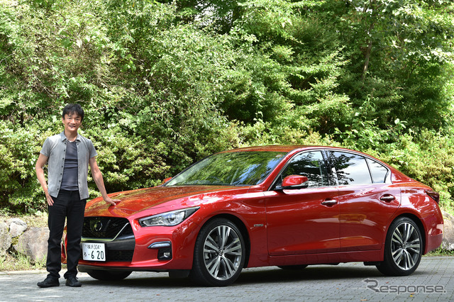 日産 スカイライン 新型と岡本幸一郎氏