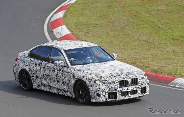 BMW M3セダン 新型プロトタイプ（スクープ写真）