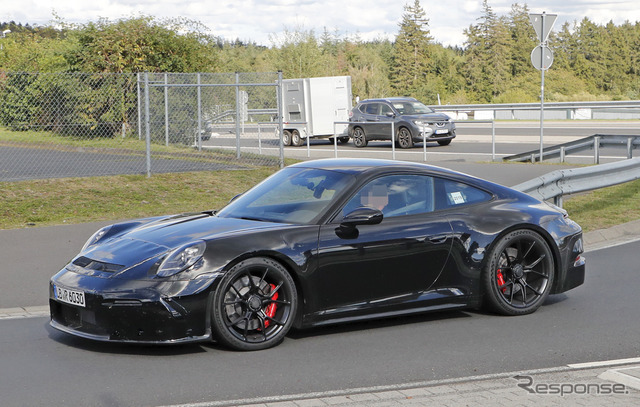 ポルシェ 911 GT3ツーリング 開発車両（スクープ写真）