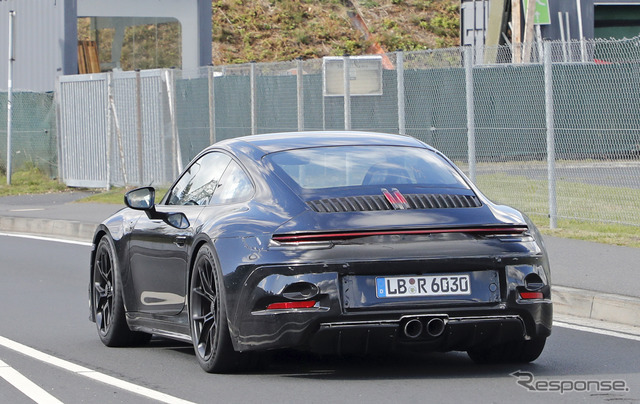 ポルシェ 911 GT3ツーリング 開発車両（スクープ写真）