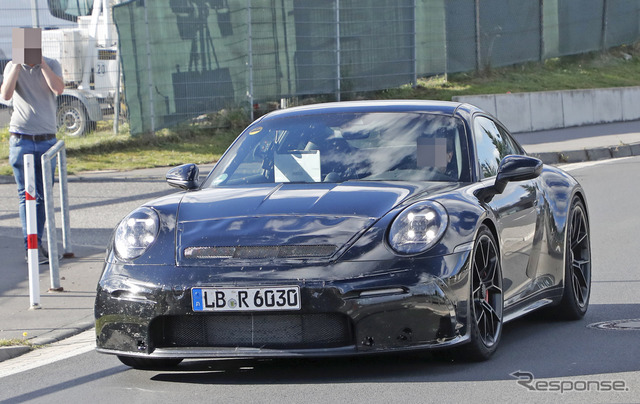 ポルシェ 911 GT3ツーリング 開発車両（スクープ写真）