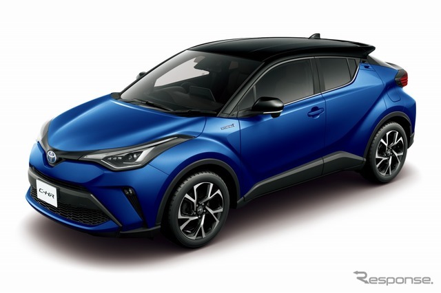 トヨタ C-HR G（ブラック×ネビュラブルーメタリック）