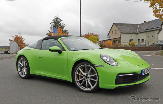 ポルシェ 911タルガ 開発車両（スクープ写真）