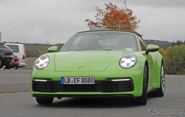 ポルシェ 911タルガ 開発車両（スクープ写真）