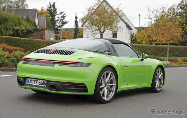 ポルシェ 911タルガ 開発車両（スクープ写真）