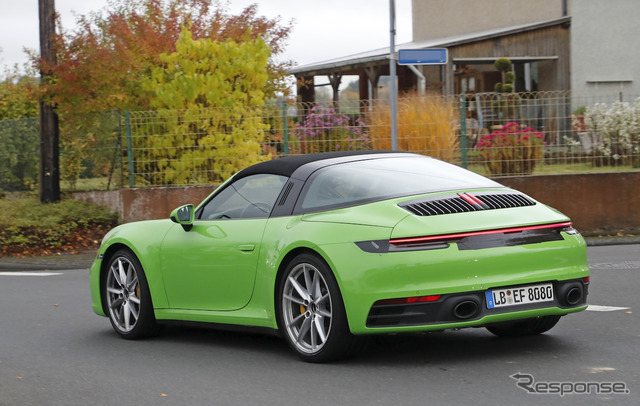 ポルシェ 911タルガ 開発車両（スクープ写真）