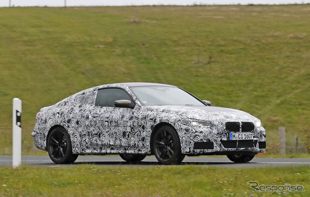 BMW 4シリーズクーペ 次期型プロトタイプ（スクープ写真）