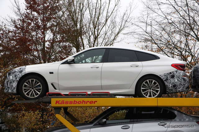 BMW 6シリーズ GT 改良新型プロトタイプ（スクープ写真）