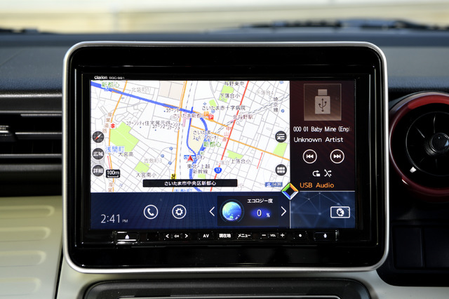 スズキ スペーシア 等にclarion製9インチナビゲーションが純正オプション採用 これにて得られる利点とは Push On Mycar Life