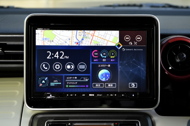 スズキ スペーシア 等にclarion製9インチナビゲーションが純正オプション採用 これにて得られる利点とは Push On Mycar Life