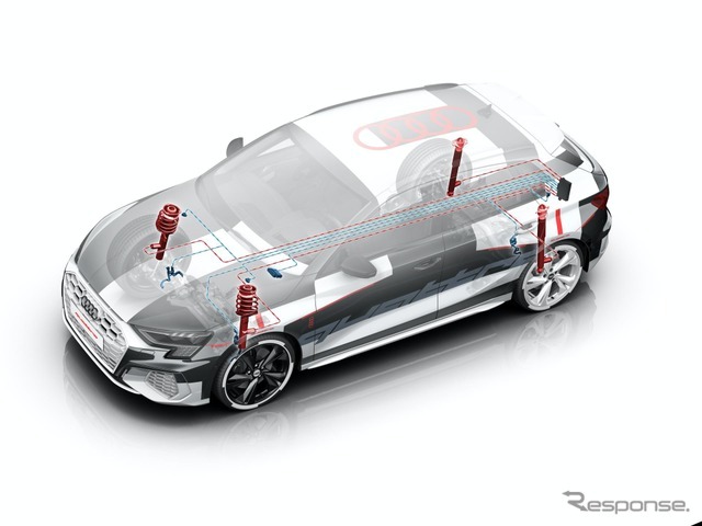 アウディ A3 スポーツバック 次期型のプロトタイプ