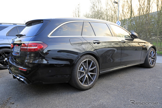 メルセデス AMG E63 ステーションワゴン新型プロトタイプ（スクープ写真）