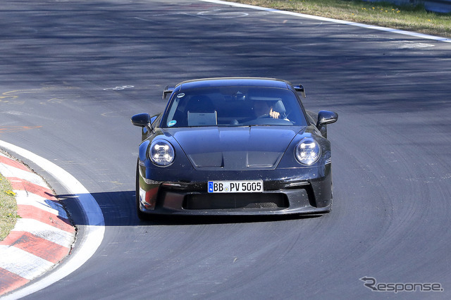 ポルシェ 911 GT3 開発車両（スクープ写真）