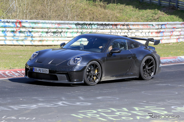 ポルシェ 911 GT3 開発車両（スクープ写真）