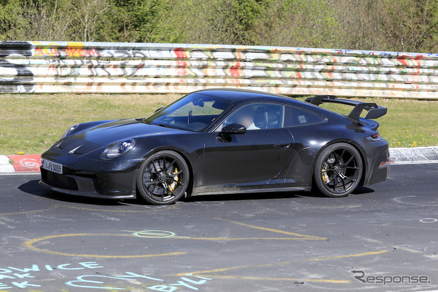 ポルシェ 911 GT3 開発車両（スクープ写真）