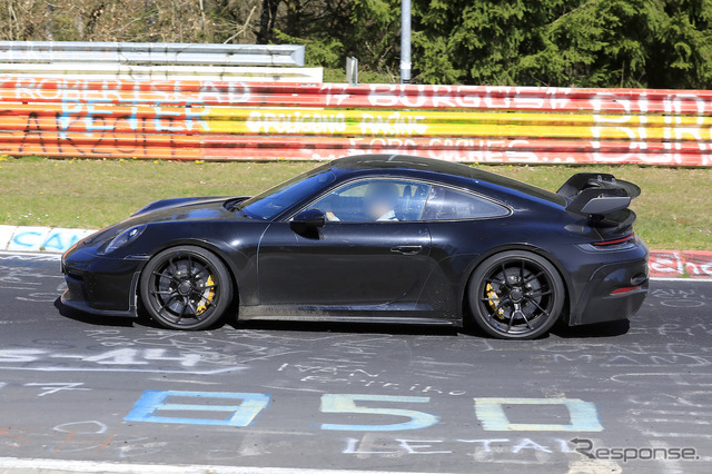 ポルシェ 911 GT3 開発車両（スクープ写真）