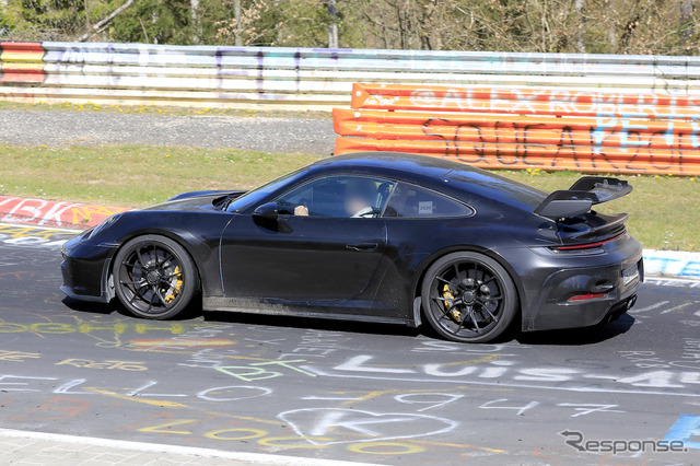 ポルシェ 911 GT3 開発車両（スクープ写真）