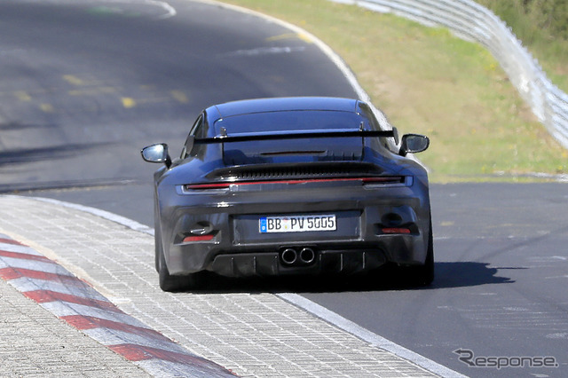 ポルシェ 911 GT3 開発車両（スクープ写真）