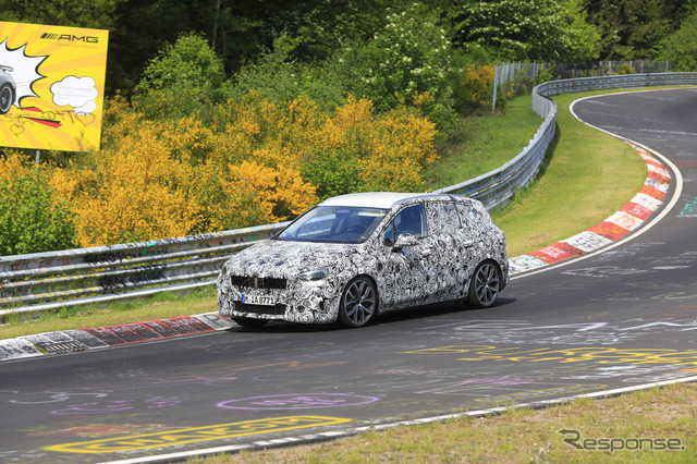 BMW 2シリーズ アクティブツアラー 新型プロトタイプ（スクープ写真）