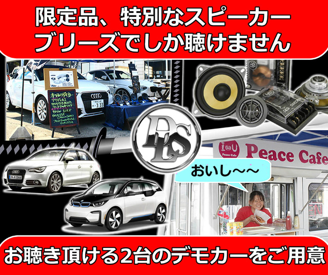 6月28日(日)にブリーズ（奈良県）にてBMW&Audiに装着したDLSスピーカー試聴会開催