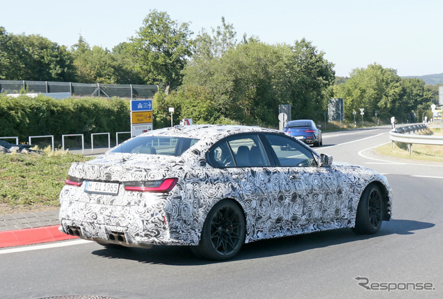 BMW M3セダン 新型プロトタイプ（スクープ写真）