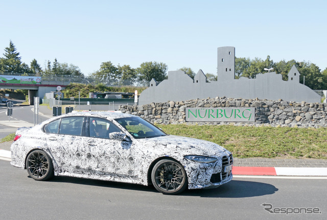 BMW M3セダン 新型プロトタイプ（スクープ写真）