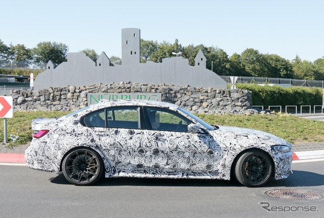 BMW M3セダン 新型プロトタイプ（スクープ写真）