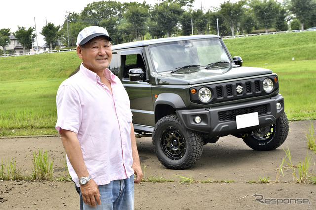 オーナーの勝本さんも大満足なジムニーシエラ