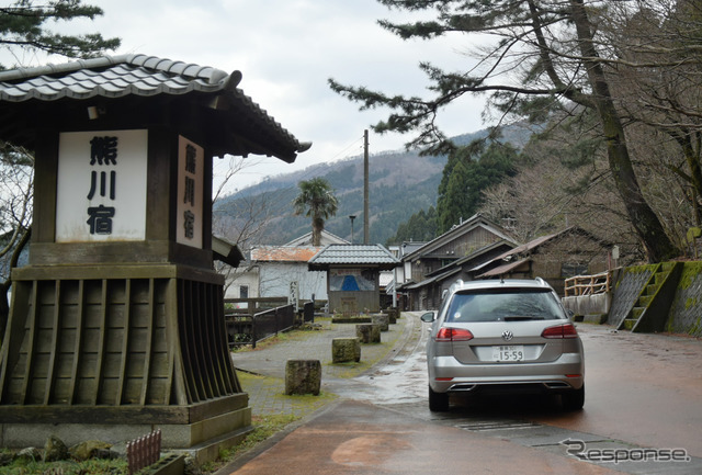 大河ドラマ「麒麟がゆく」にも出てきた鯖街道の古い宿場町、熊川宿にて。