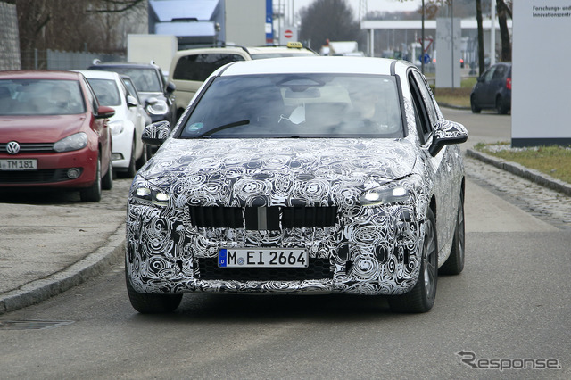 BMW 2シリーズ アクティブツアラー次期型プロトタイプ（スクープ写真）