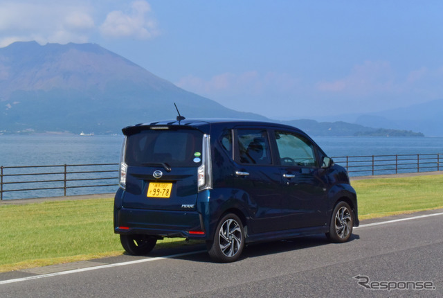 鹿児島のクルーズ船発着場、マリンポート鹿児島にて。