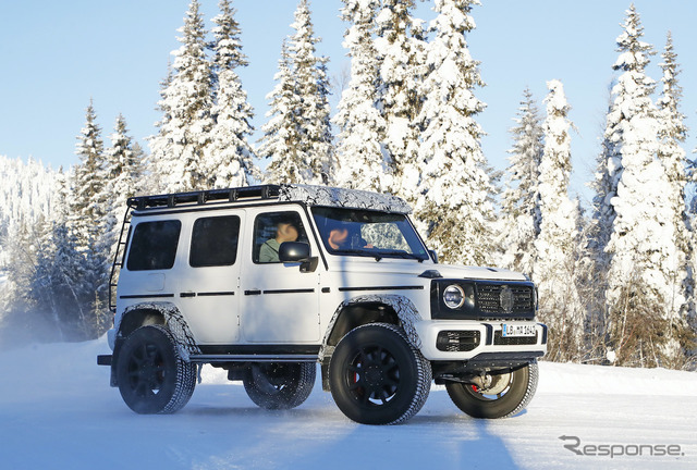 メルセデスベンツ Gクラス 4×4スクエアード 次期型プロトタイプ（スクープ写真）