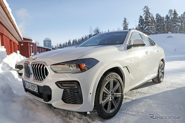 BMW X6 改良新型プロトタイプ（スクープ写真）