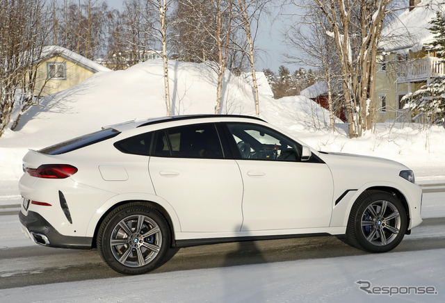 BMW X6 改良新型プロトタイプ（スクープ写真）