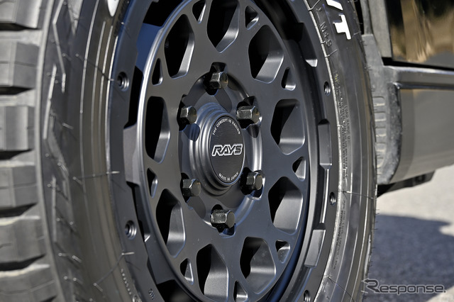 レイズ【チームデイトナ M9 BLACK EDITION】推奨サイズ：16×6.5J Inset38／カラー：セミグロスブラック／タイヤサイズ：215/65R16