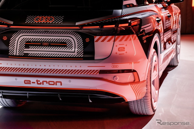 アウディ Q4 e-tron のプロトタイプ