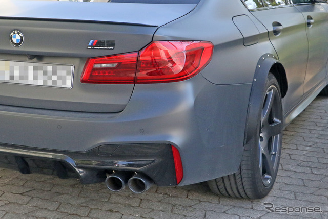 BMW M5 謎のプロトタイプ車両（スクープ写真）