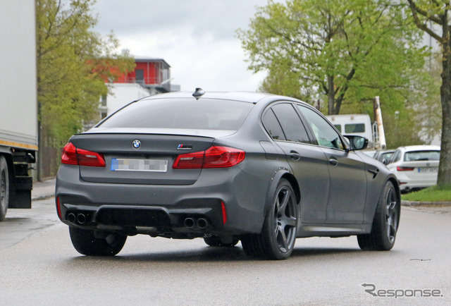 BMW M5 謎のプロトタイプ車両（スクープ写真）