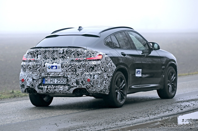 BMW X4 改良新型 プロトタイプ（スクープ写真）