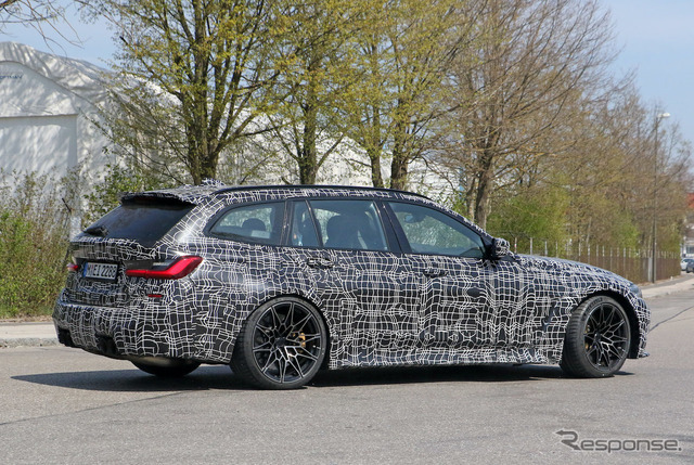 BMW M3ツーリング プロトタイプ（スクープ写真）