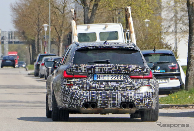 BMW M3ツーリング プロトタイプ（スクープ写真）