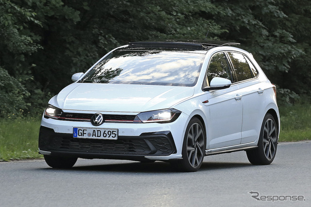 VW ポロ GTI 改良新型 プロトタイプ（スクープ写真）