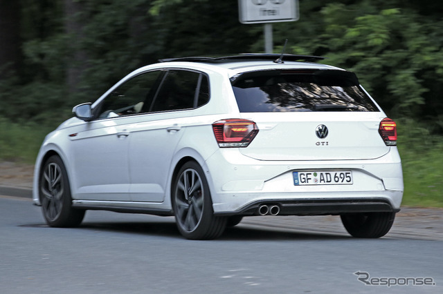 VW ポロ GTI 改良新型 プロトタイプ（スクープ写真）