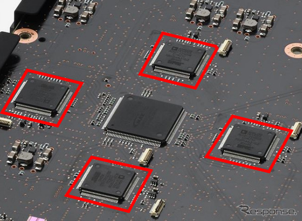 最高峰デジタルサウンドプロセッサーDSP「Griffin UL」を通常の2倍の4基搭載