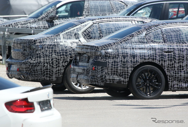 BMW 5シリーズ 次期型プロトタイプ（スクープ写真）