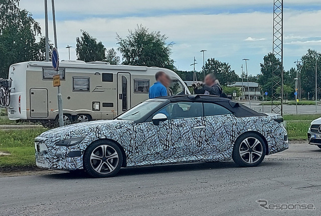メルセデスベンツ CLEクラス と思われるプロトタイプ車両（スクープ写真）