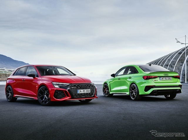 アウディ RS3 スポーツバック 新型と RS3 セダン 新型