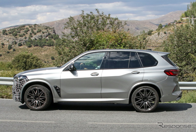 BMW X5M 改良新型プロトタイプ（スクープ写真）