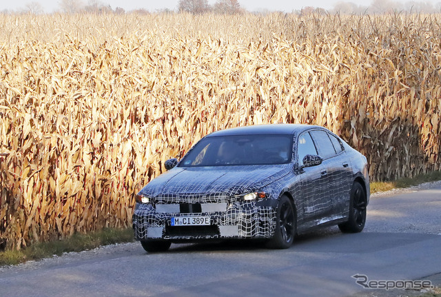 BMW 5シリーズ 次期型プロトタイプ（スクープ写真）